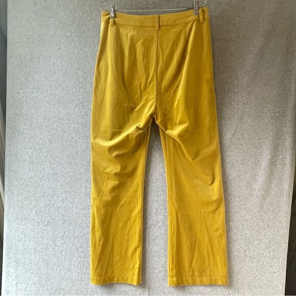 7 For All Mankind Gold Yellow Velvet Trouser Pants sz. 31 #QQ - Picture 2 of 10